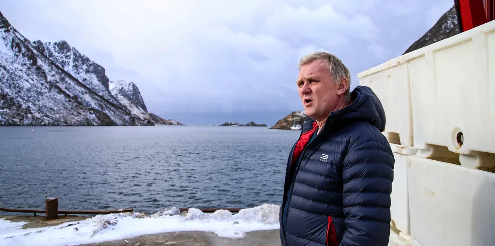 Jon-Edvard Johnsen i Hovden Fiskeindustri.