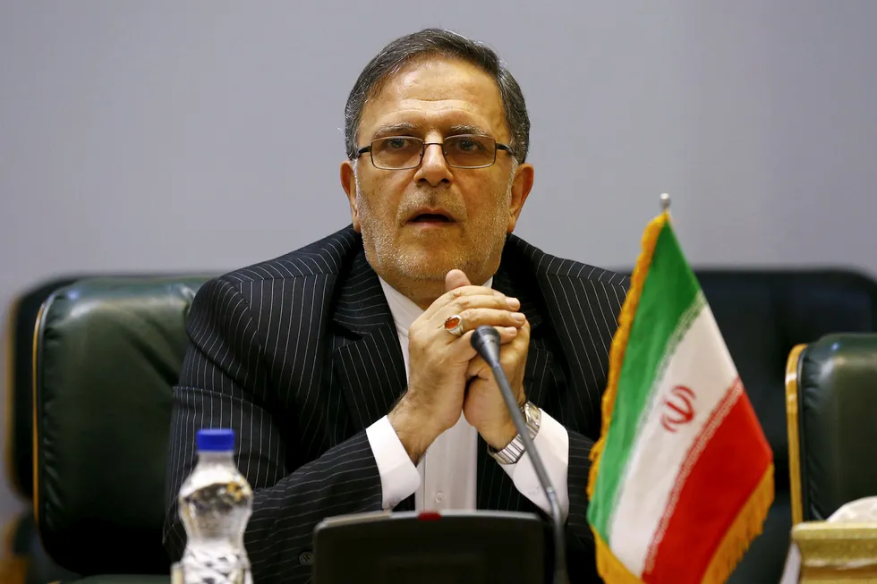 Irans sentralbanksjef Valiollah Seif. Foto: REUTERS/Darren Staples