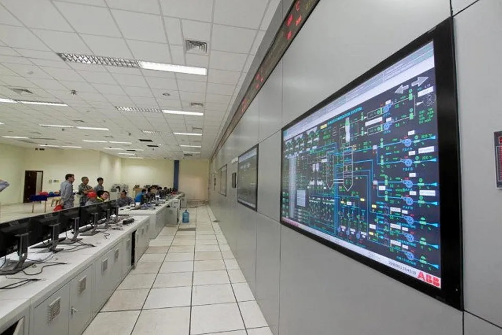 Focal point: the control room at Botswana Power Corporation's Morupule coal-fired power station