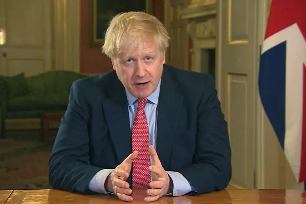 Prime Minister Boris Johnson: Announces stepped-up measures against Covid-19