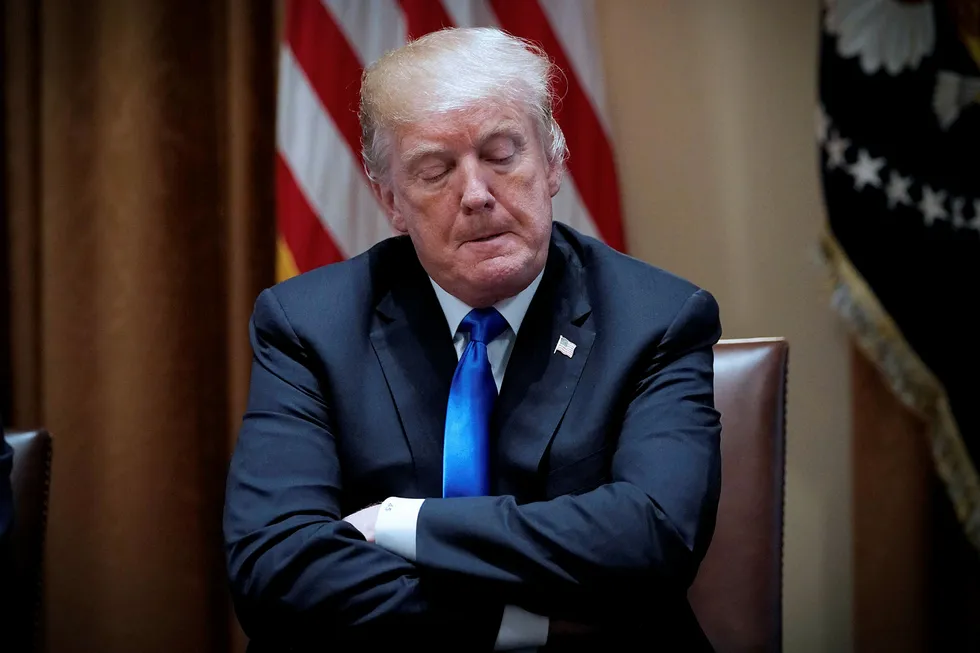 President Donald Trump mener USA kommer dårlig ut av nesten alle handelsavtaler landet er part i. Foto: Mandel Ngan/AFP Photo/NTB Scanpix