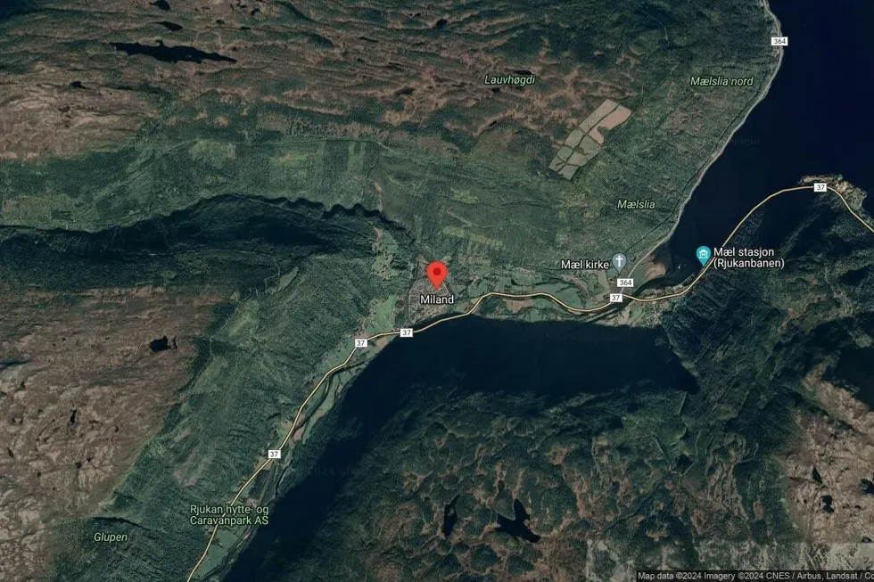 Området rundt Granvegen 6, Tinn, Telemark
