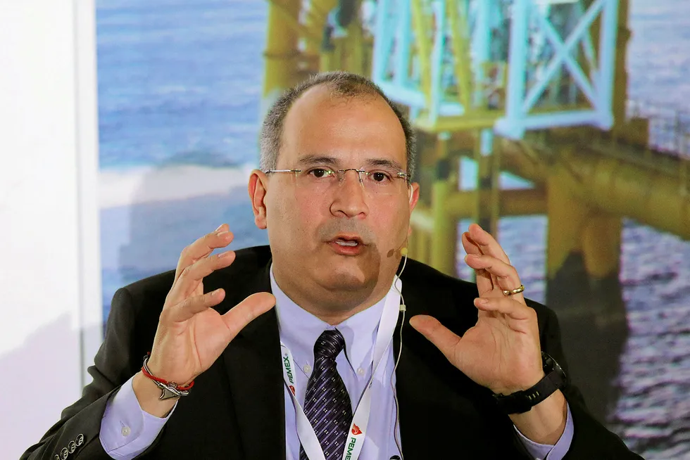 Plans: Pemex chief executive Carlos Trevino