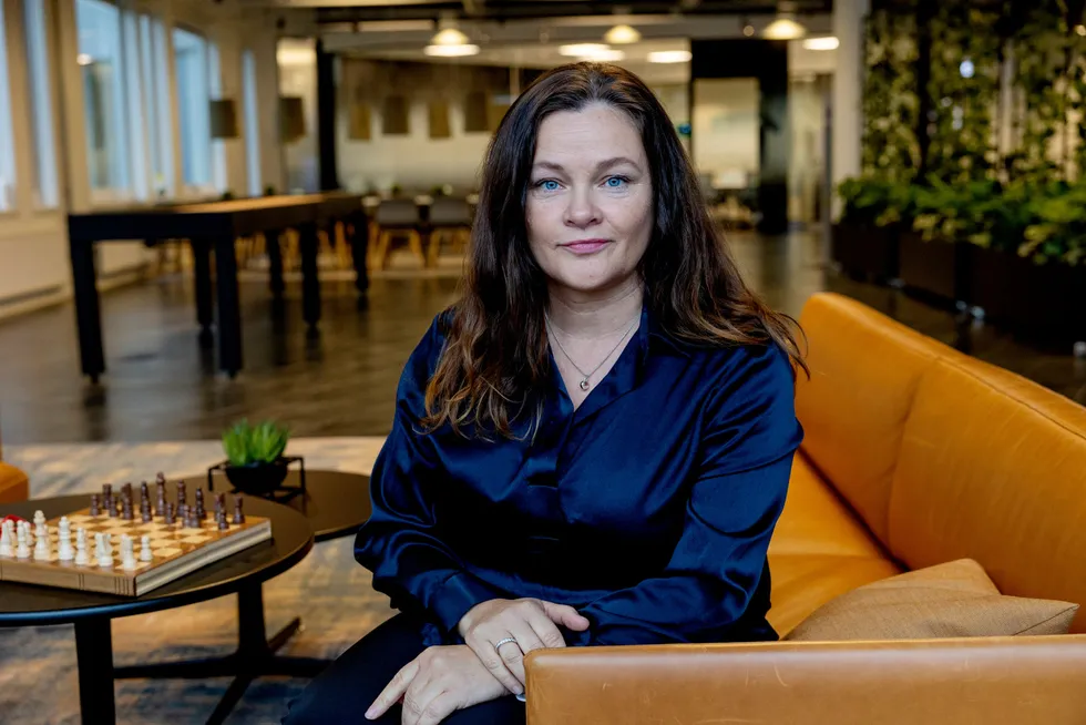 Klara-Lise Aasen, sjef i Bank Norwegian.