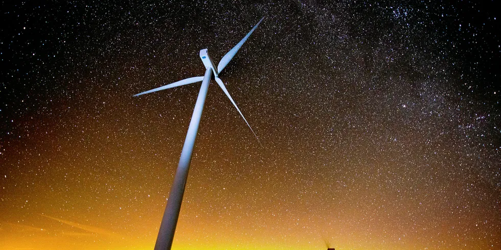 Capital Power’s 150MW Halkirk wind farm in Alberta, Canada.