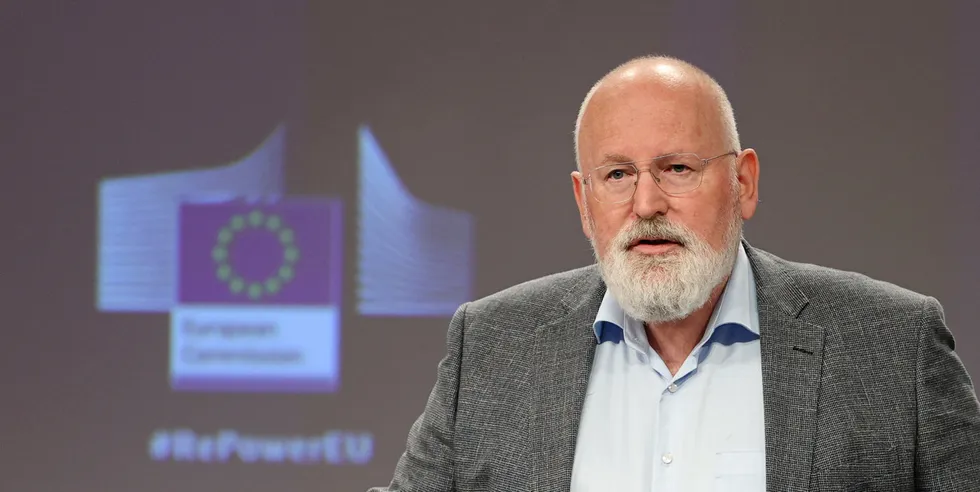 Frans Timmermans says Sultan Al Jaber can swing other oil executives behind the energy transition at upcoming conference