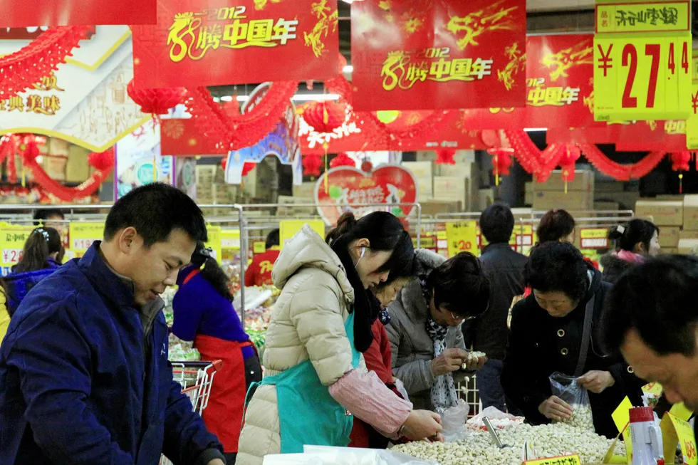 Chinese consumers spend triple their average daily food spend at Chinese New Year.