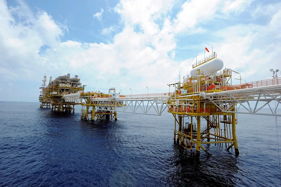 Existing asset: the integrated Bardegg phase one and Baronia gas project offshore Sarawak, East Malaysia