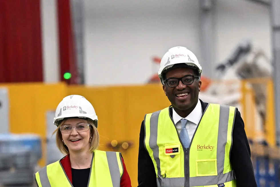 Victors: UK Prime Minister Liz Truss and Chancellor of the Exchequer Kwasi Kwarteng