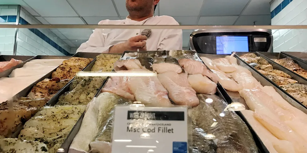 Norske fiskeeksportører tror pristaket for torsken er nådd, og at forbrukerne ikke kan betale mer for norsk fisk.