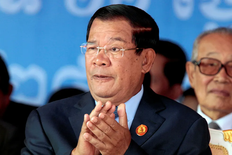 Energy plan: Cambodian Prime Minister Hun Sen