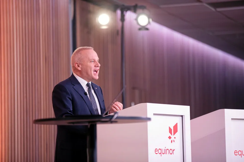 Equinor chief executive Anders Opedal.