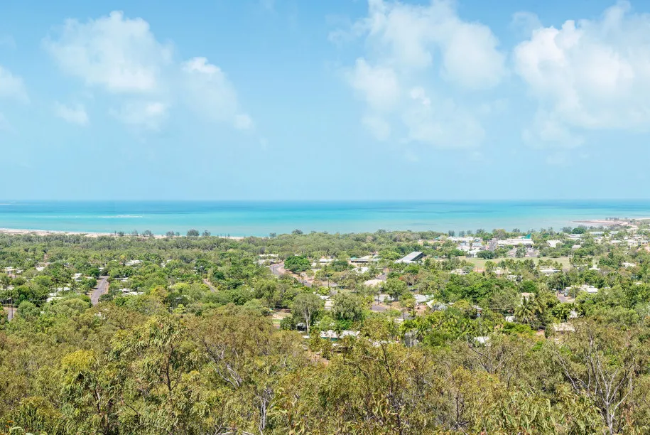 A view of the town of Nhulunbuy in Australia's Northern Territory, close to where the project will be built.