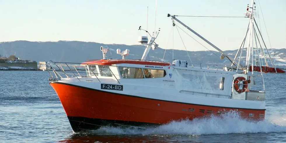 «Bjørkåsbuen» er en av to sjarker som Båtsfjord-rederiet Skrovnesfisk AS drifter.Foto: Selfa Arctic