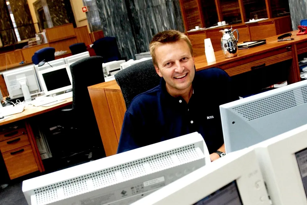 Olav Gunnes blir nå privatinvestor på heltid. Her fra et DN-intervju i 2003 da han jobbet for Gjensidige Nor.