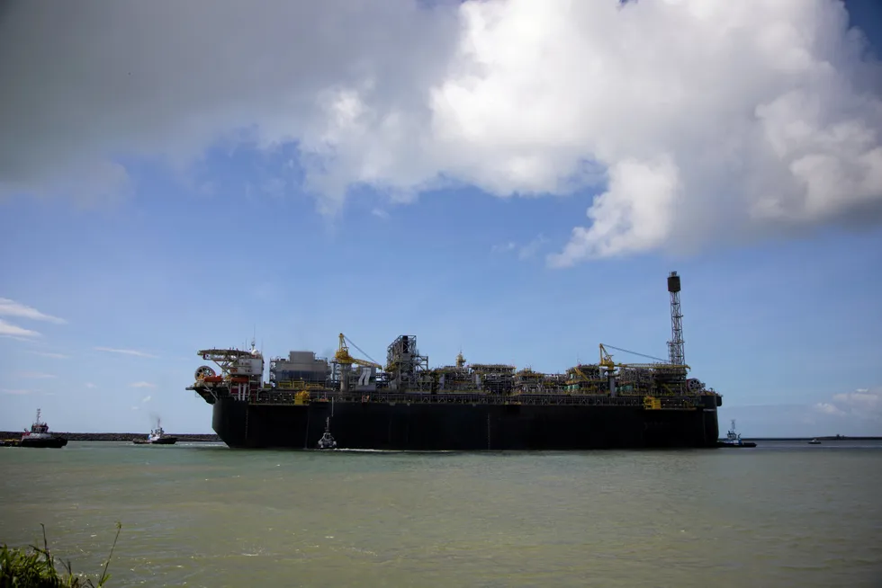In operation: the P-71 FPSO at the Itapu pre-salt field