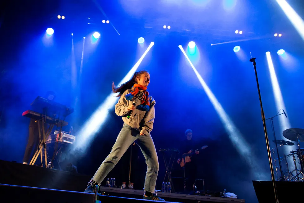 Popstjernen Sigrid spiller på en rekke norske musikkfestivaler denne sommeren.