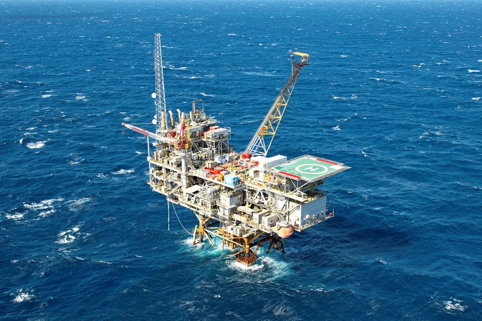 Up and running: Shell’s Enchilada platform in the Garden Banks area of the US Gulf