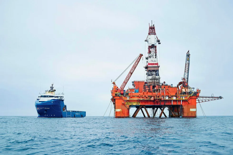 In demand: the Transocean Arctic will drill for Lundin at the Rungne prospect