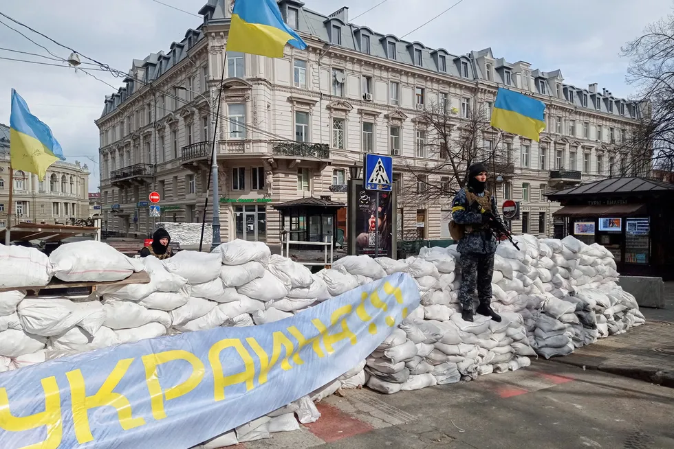 Krigen i Ukraina vil sannsynligvis føre til at viktige innsatsfaktorer begrenses eller brått blir borte, skriver Gisle James Natvik. Bildet er fra Odessa tirsdag.