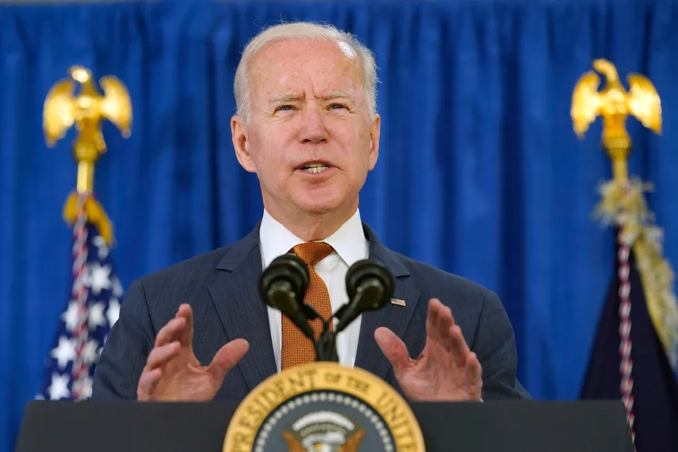 Majority support: President Joe Biden's refocused attention on climate and energy policies at the federal level is backed by most Americans