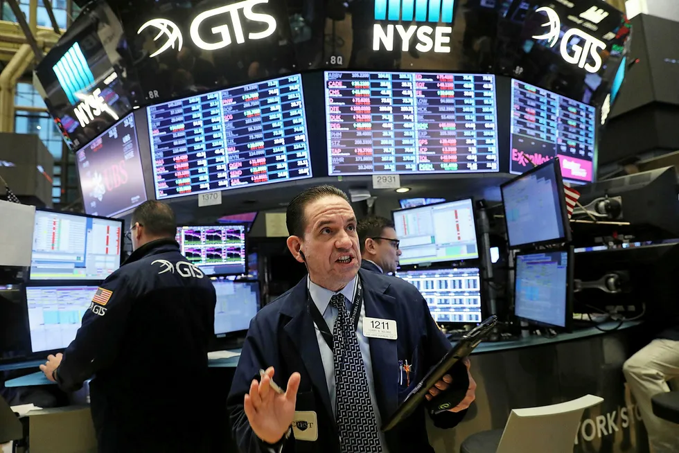 Waiting: prices eased as traders took profits ahead of the release of US and EU economic data