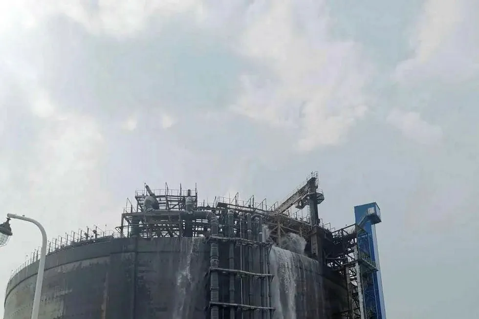 Deadly blaze: LNG Tank No 2 damaged during Monday's fire