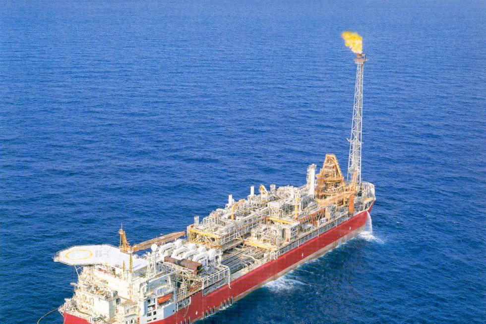Stranded floater: the Northern Endeavour FPSO has been stationed off northern Australia in a non-producing state since the collapse of its previous owner Noga