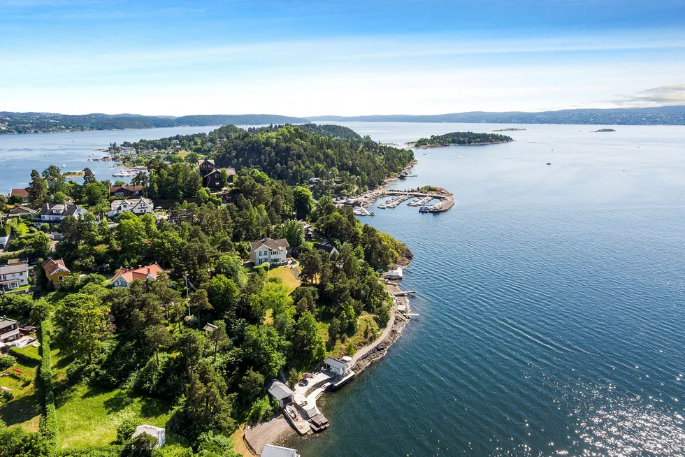 Villa Breidablikk med tilhørende strandsone på Ormøya, ble kjøpt for 55 mill. i fjor.
