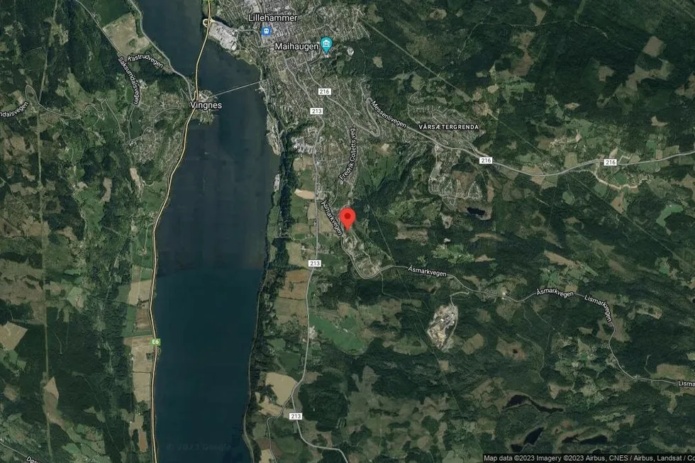Området rundt Flugsrudskogen 11, Lillehammer, Innlandet