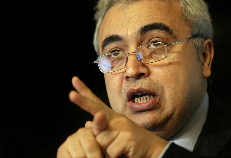 Dr. Fatih Birol, Chief Economist and Head of the Economic Analysis Division of the International Energy Agency (IEA)