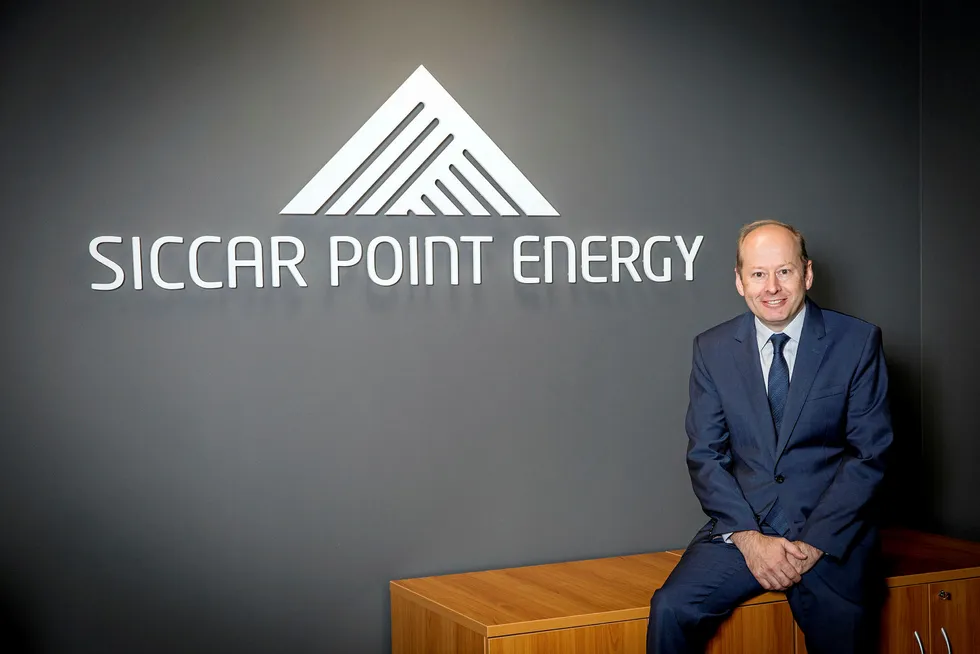 Driving forward: Siccar Point chief executive Jonathan Roger