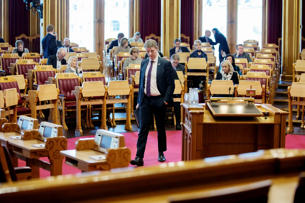Olje- og energiminister Terje Søviknes. Foto: Øyvind Elvsborg