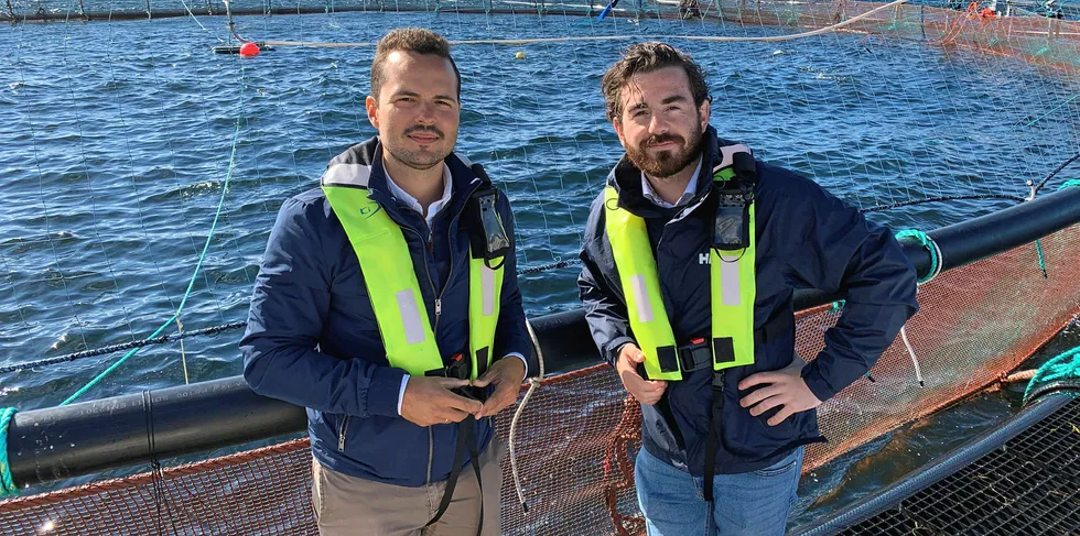 Arturo Goodwin og Jørgen Stensrud i Fish Pool.