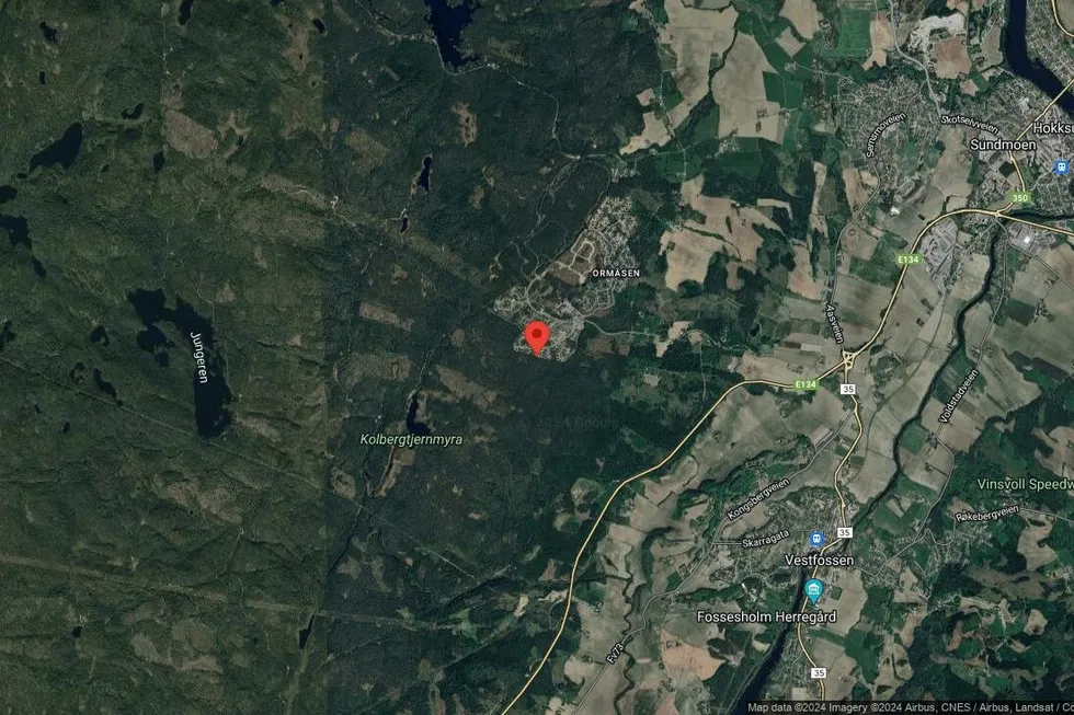Området rundt Fåresoppstien 6A, Øvre Eiker, Buskerud