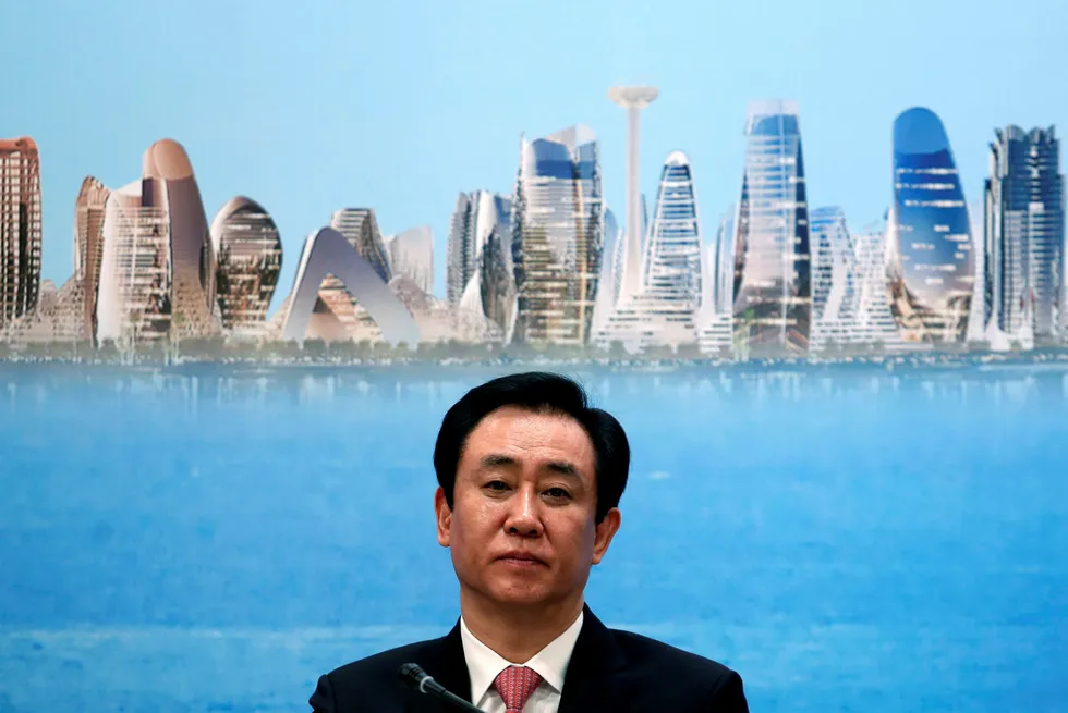 China Evergrandes grunnlegger og styreleder Hui Ka Yan har økt formuen med 90 milliarder kroner i år og knust spekulanter som gamblet på at den høye gjelden skulle kvele Kinas nest største eiendomsselskap. Foto: Bobby Yip/Reuters/NTB Scanpix
