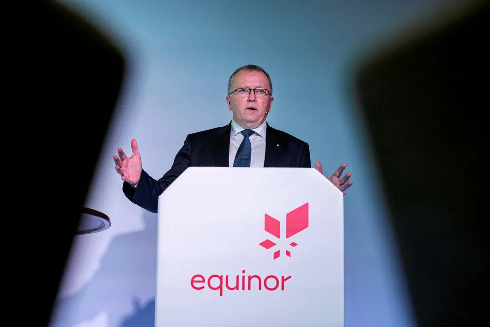 Quarterly report: Equinor chief executive Eldar Saetre