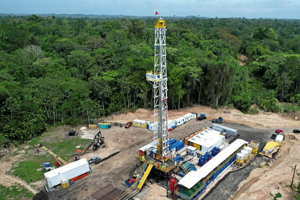 Location: drilling at the Jacobin well site