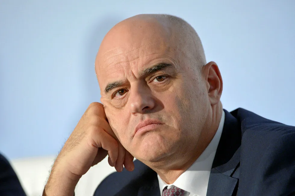 Allegations: current Eni chief executive Claudio Descalzi is among those called to appear in court in Milan in March