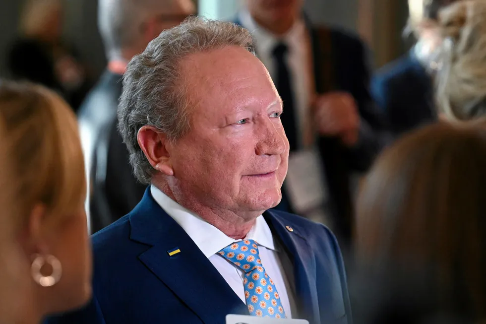 Andrew Forrest, chairman of Fortescue.