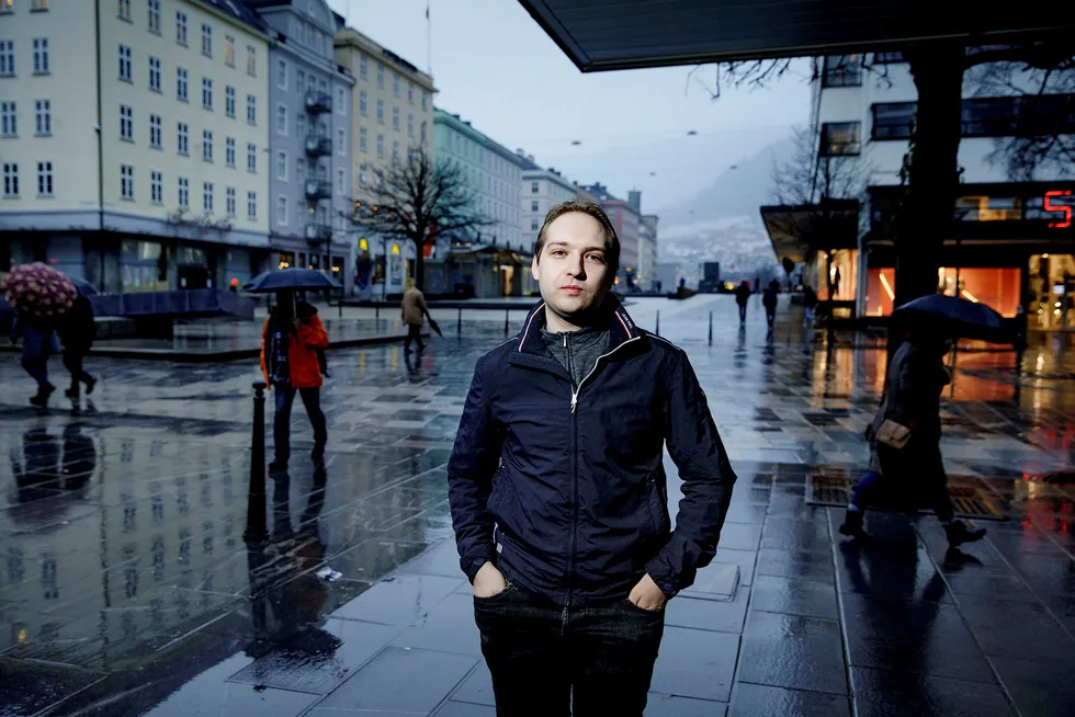 Eirik Ulversøy (28) hadde en inntekt på 5,4 millioner kroner i fjor etter å ha realisert en del av kryptovalutaen sin.