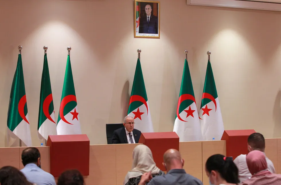Severed: Algeria's Foreign Minister Ramtane Lamamra said Algeria was cutting diplomatic relations with Morocco, which he accused Rabat of involvement in recent forest fires