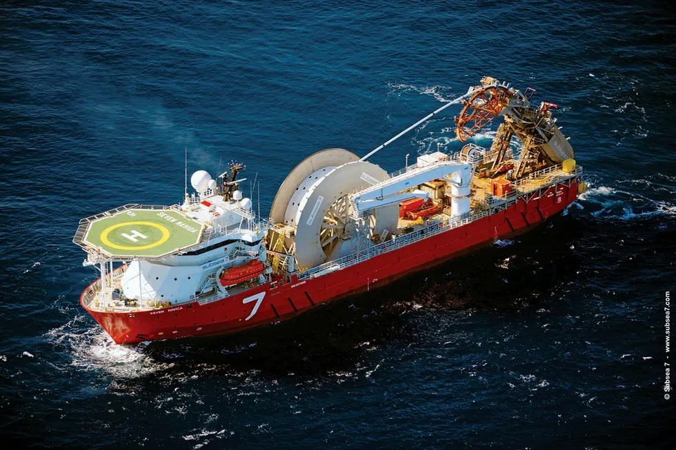 Installation job: for Subsea 7 whose fleet includes pipelay vessel Seven Navica
