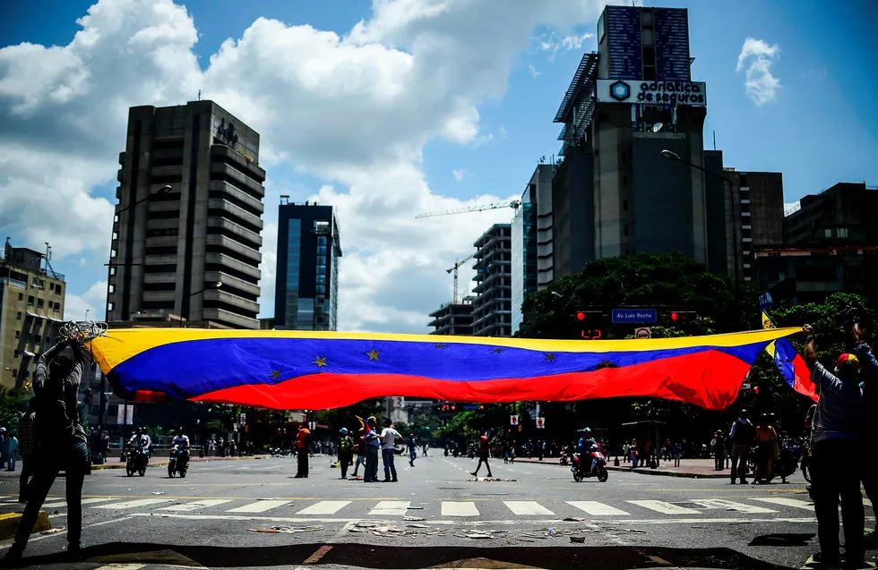 Venezuela er i dyp krise. Foto: Ronaldo Schemidt/AFP photo/NTB scanpix