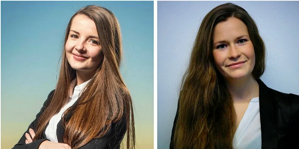 Nye styremedlemmer: (F.v.) Camilla Solheim Nore og Ada Christine Haatuft blir nye styremedlemmer i YoungFish.