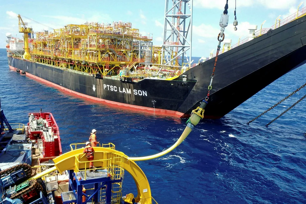 All aboard: a previous FPSO delivery by Yinson for a project in Vietnam