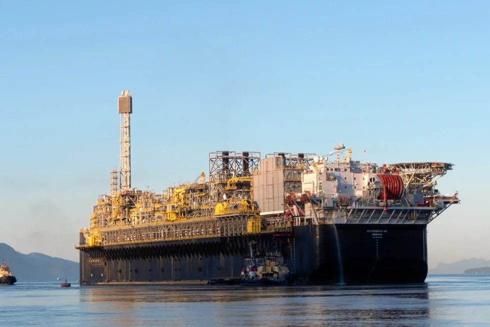 The P-69 FPSO: previously built by Keppel for Petrobras