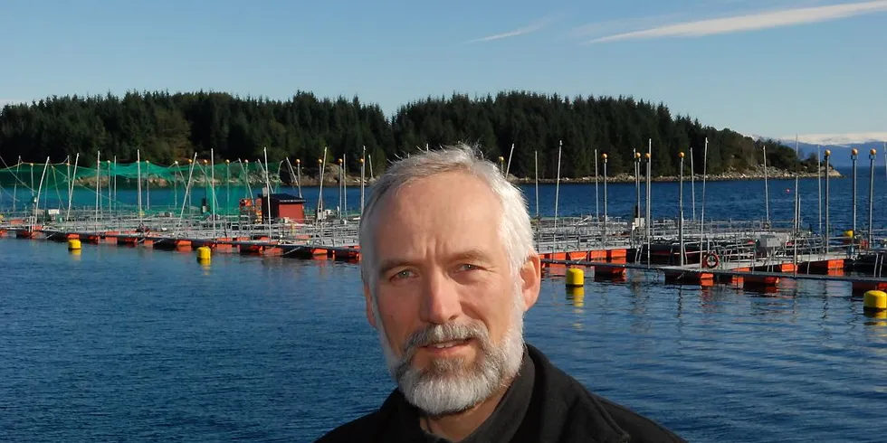 Havforsker Terje van der Meeren på Havforskningens forskningsstasjon i Austevoll.