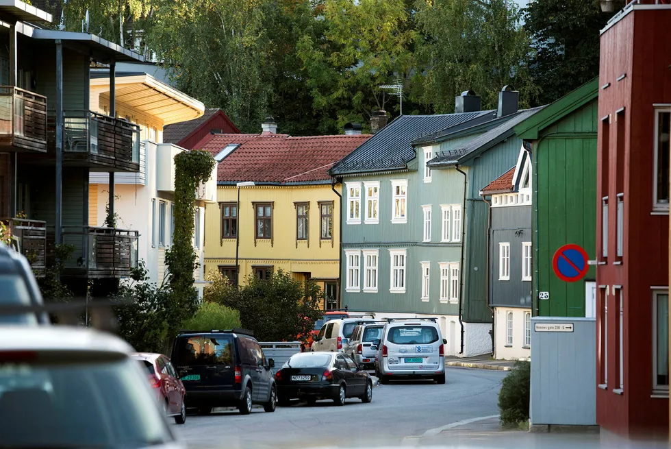Boliger i Gamlebyen i Oslo. Foto: Per Ståle Bugjerde