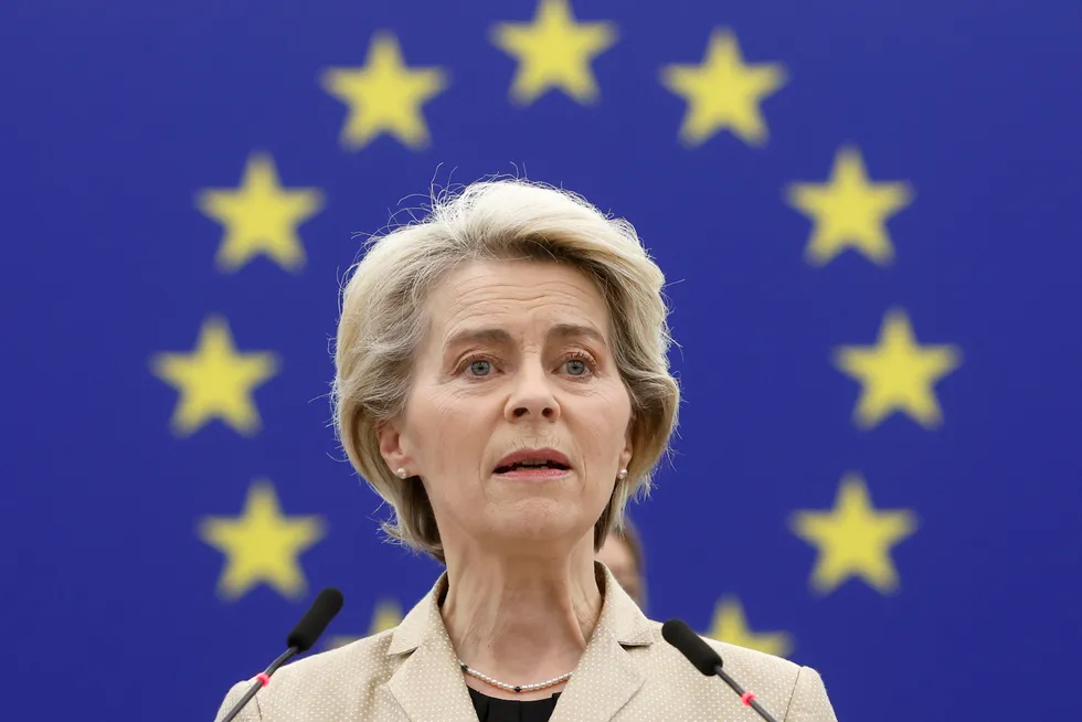 Europakommisjonens president Ursula von der Leyen.